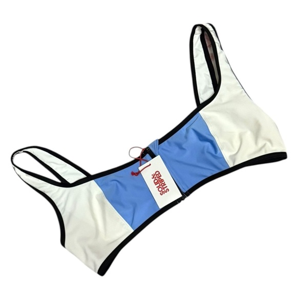 Solid and Striped Women Bikini Top The Charlie TOP L New $88.00 - Picture 4 of 6